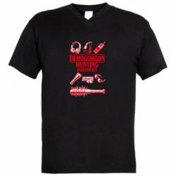 Чоловічі футболки з V-подібним вирізом