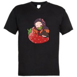 Чоловічі футболки з V-подібним вирізом