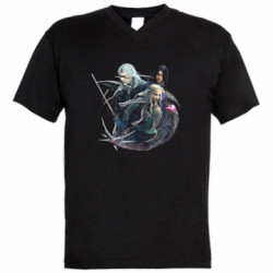 Чоловічі футболки з V-подібним вирізом