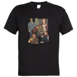 Мужские футболки с V-образным вырезом