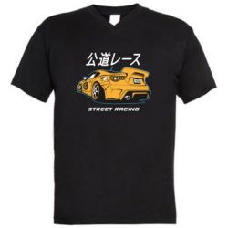 Чоловічі футболки з V-подібним вирізом