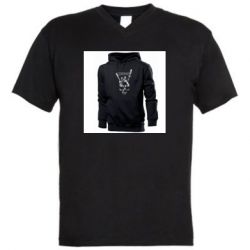 Мужские футболки с V-образным вырезом