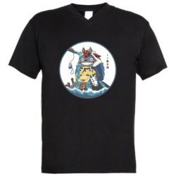 Чоловічі футболки з V-подібним вирізом