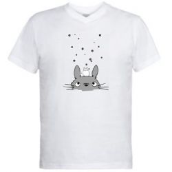 Чоловічі футболки з V-подібним вирізом