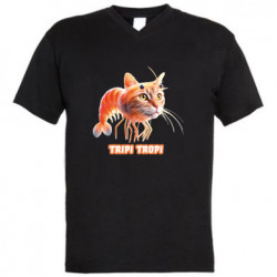 Мужская футболка с V-образным вырезом TRIPI TROPI - FATLINE Мужская футболка с V-образным вырезом TRIPI TROPI