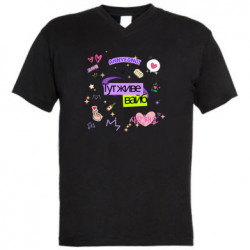 Мужские футболки с V-образным вырезом