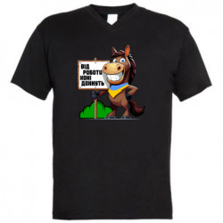 Чоловічі футболки з V-подібним вирізом