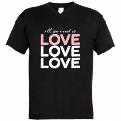 Чоловічі футболки з V-подібним вирізом