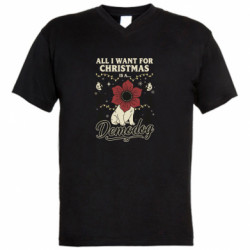 Чоловічі футболки з V-подібним вирізом