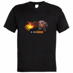 Чоловіча футболка з V-подібним вирізом  (XL) Пудж, а по попі  - FATLINE