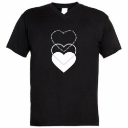 Чоловічі футболки з V-подібним вирізом