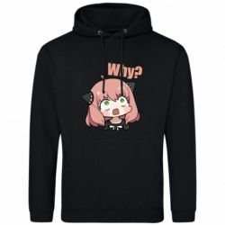 Мужская худи Anya, why? - FATLINE Мужская худи Anya, why?