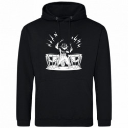 Мужская худи Бобр играет на литаврах - FATLINE Мужская худи Бобр играет на литаврах