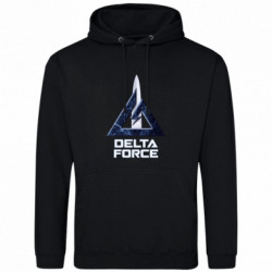 Мужская худи Delta Force symbol - FATLINE Мужская худи Delta Force symbol