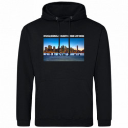 Мужская худи Вид с Киевской области на левый берег Киева - FATLINE Мужская худи Вид с Киевской области на левый берег Киева