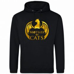 Мужская худи Mother of cats. - FATLINE Мужская худи Mother of cats.