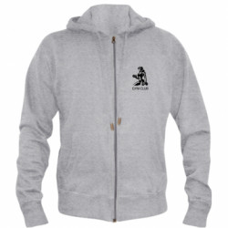 Мужские худи на молнии