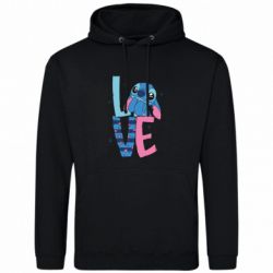 Мужская худи Стич Love - FATLINE Мужская худи Стич Love