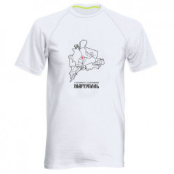 Чоловіча спортивна футболка Карта Маріуполь - FATLINE Чоловіча спортивна футболка Карта Маріуполь