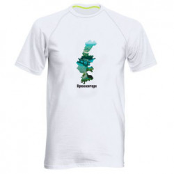 Чоловіча спортивна футболка Кременчук мапа