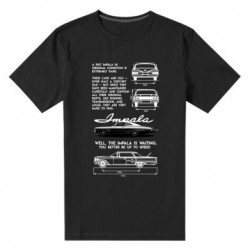 Мужская стрейчевая футболка 1967 Chevrolet Impala - FATLINE Мужская стрейчевая футболка 1967 Chevrolet Impala