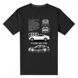 Мужская стрейчевая футболка Audi S5 - FATLINE Мужская стрейчевая футболка Audi S5