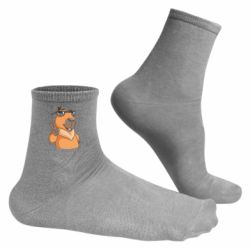 Мужские носки Капибара в очках - FATLINE Мужские носки Капибара в очках