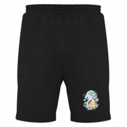 Мужские шорты мечтающая украиночка патриотка в цветах - FATLINE Мужские шорты мечтающая украиночка патриотка в цветах