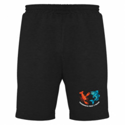 Мужские шорты Танцевала рыба с раком. - FATLINE Мужские шорты Танцевала рыба с раком.