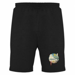 Чоловічі шорти Totoro Vintage Art - FATLINE Чоловічі шорти Totoro Vintage Art