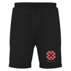 Чоловічі шорти Вишиванка родина - FATLINE Чоловічі шорти Вишиванка родина