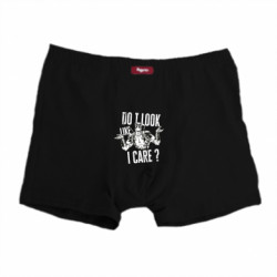 Мужские трусы Do i look like a care? - FATLINE Мужские трусы Do i look like a care?