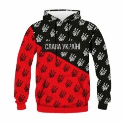 Дитяча 3D худі Слава Україні, смерть ворогам!