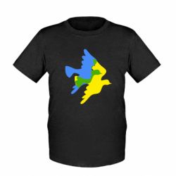 Дитяча футболка Dove flag of Ukraine - FATLINE Дитяча футболка Dove flag of Ukraine