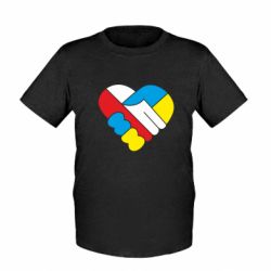 Дитяча футболка Дружба України та Польщі - FATLINE Дитяча футболка Дружба України та Польщі