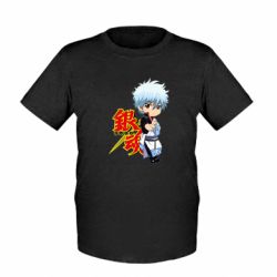 Дитяча футболка Гінтама Хлопчик - FATLINE Дитяча футболка Гінтама Хлопчик
