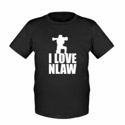 Дитяча футболка I love nlaw - FATLINE Дитяча футболка I love nlaw