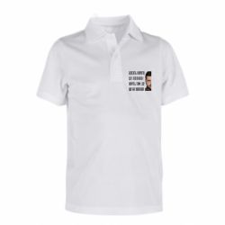 Детская футболка поло Хватит курить где попало! Зеленский - FATLINE Детская футболка поло Хватит курить где попало! Зеленский