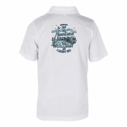 Дитяча футболка поло Mountains Are Calling - FATLINE Дитяча футболка поло Mountains Are Calling