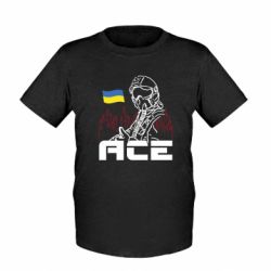 Дитяча футболка Український льотчик - FATLINE Дитяча футболка Український льотчик