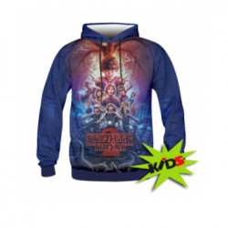 Дитяча 3D худі  (XL) Дуже дивні справи 2 (РОЗПРОДАЖ)