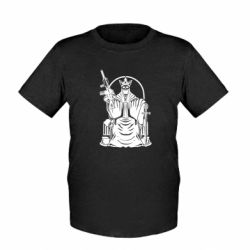 Детская футболка Череп на троне - FATLINE Детская футболка Череп на троне