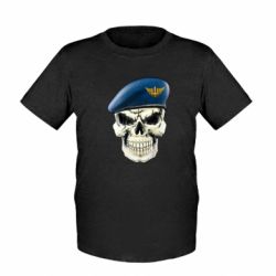 Детская футболка Череп. Воздушные силы Украины - FATLINE Детская футболка Череп. Воздушные силы Украины