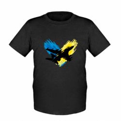 Детская футболка F-16 Украина - FATLINE Детская футболка F-16 Украина