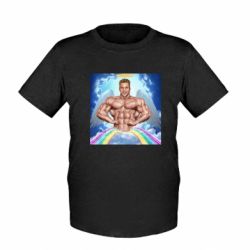 Детская футболка Гачимучи радуга - FATLINE Детская футболка Гачимучи радуга