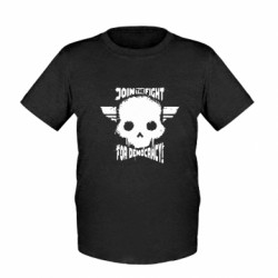 Детская футболка Join the fight for the democracy! - FATLINE Детская футболка Join the fight for the democracy!