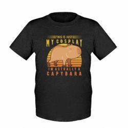 Дитяча футболка Капібара косплей - FATLINE Дитяча футболка Капібара косплей