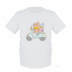 Дитяча футболка Копібара та Морська свинка - FATLINE Дитяча футболка Копібара та Морська свинка