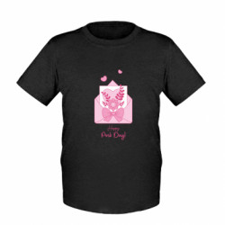 Дитяча футболка Лист Happy Pink Day - FATLINE Дитяча футболка Лист Happy Pink Day
