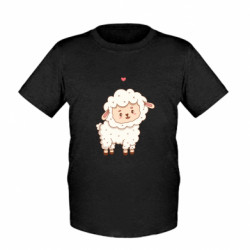 Дитяча футболка Маленька біла вівця - FATLINE Дитяча футболка Маленька біла вівця